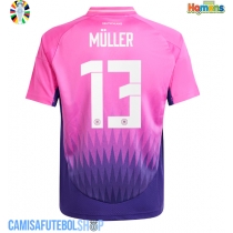 Camisa de time de futebol Alemanha Thomas Muller #13 Replicas 2º Equipamento Europeu 2024 Manga Curta